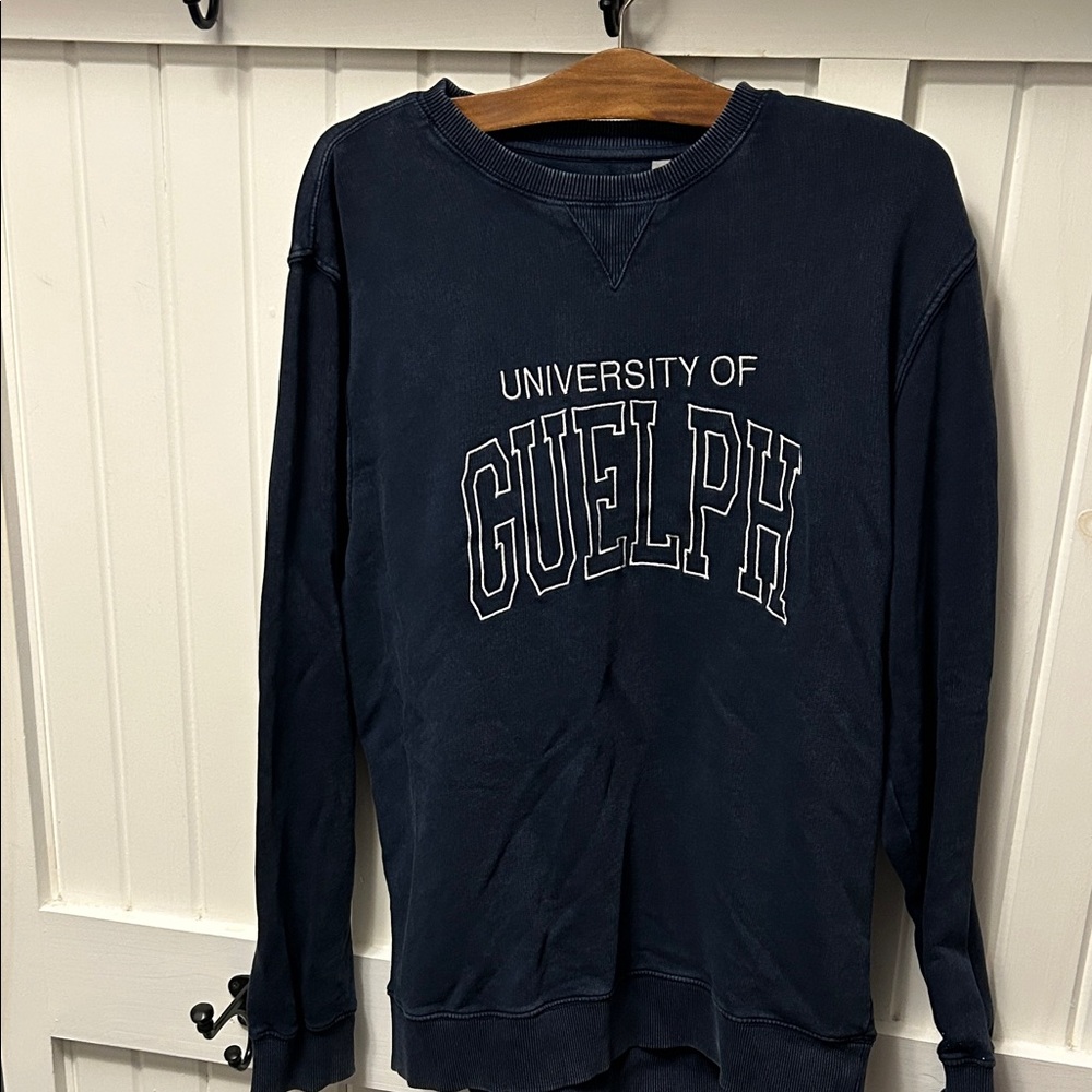University of Guelph Navy Sweater M